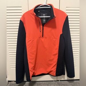 Under Armour Men's Golf Performance Jacket in Red and Black